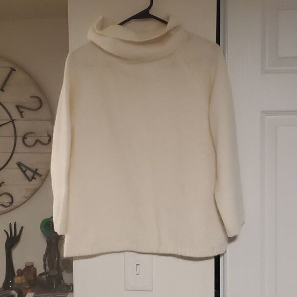 Super soft rabbit hair lambswool turtleneck sweater - Picture 1 of 2